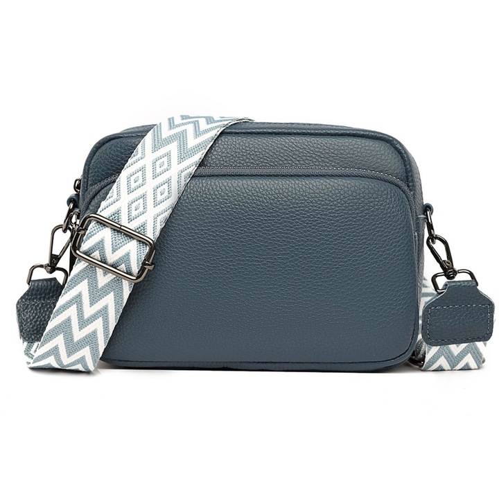 QttvbTna táska, poliészter, zöld, 21x15x8cm