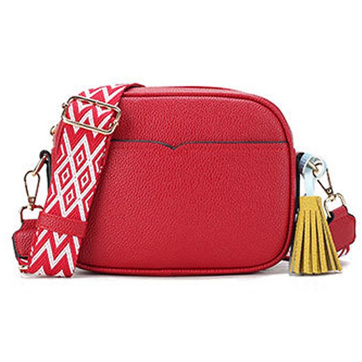 Női táska, GelldG, Ökológiai bőr, Piros