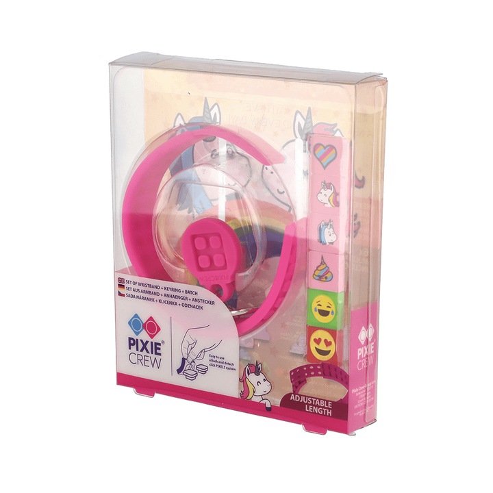 Unicorn Pixie Crew karkötő, kulcstartó és tűkészlet, 6 több képponttal