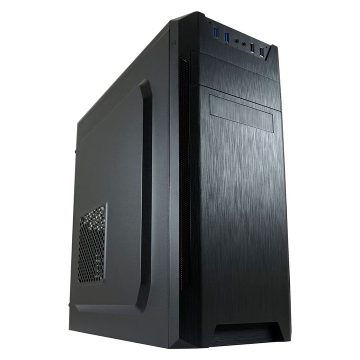 LC-Power 7040B ATX miditorony számítógépház, fekete - LC-7040B-ON