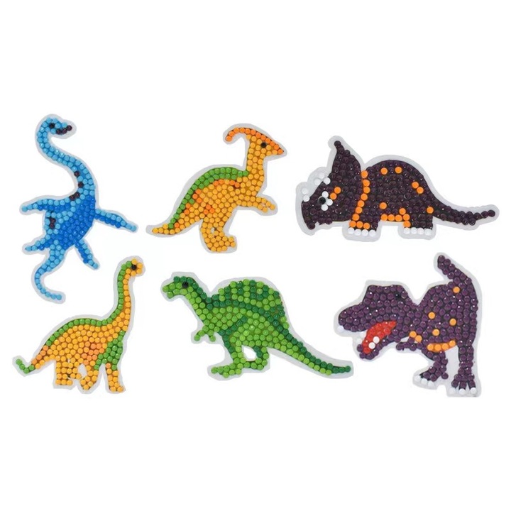 Комплект Диамантени Стикери, DiamantArt, Динозаври