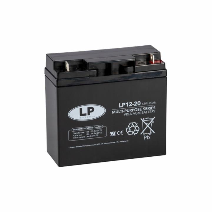 Акумулатор, Intact, VRLA, LP, Battery, 12V, 20Ah, LP12-20