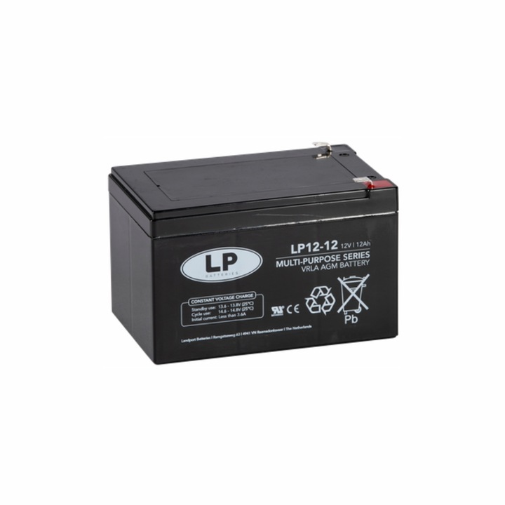 Акумулатор, Intact, VRLA, LP, Battery, 12V, 12Ah, LP12-12
