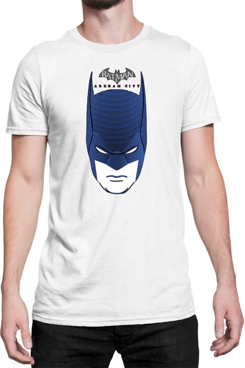 Férfi póló DC Comics Tralala Arkham City, Fehér