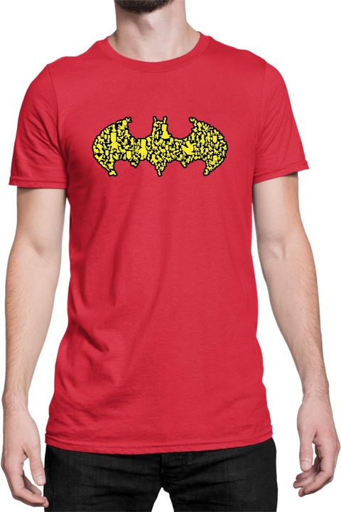 Férfi póló DC Comics Tralala Bartman, Piros