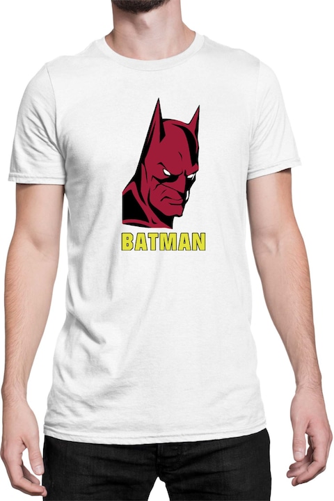 Férfi póló DC Comics Tralala The Batman 04, Fehér