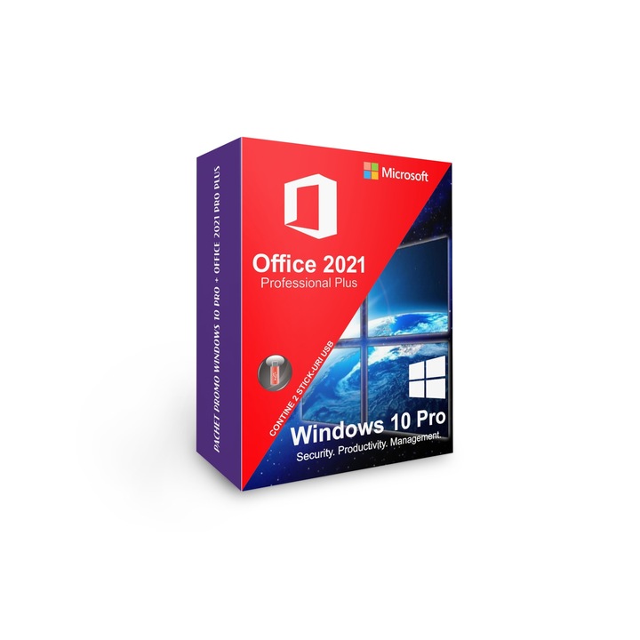 Пакет Microsoft Windows 10 Pro и Office Pro Plus 2021