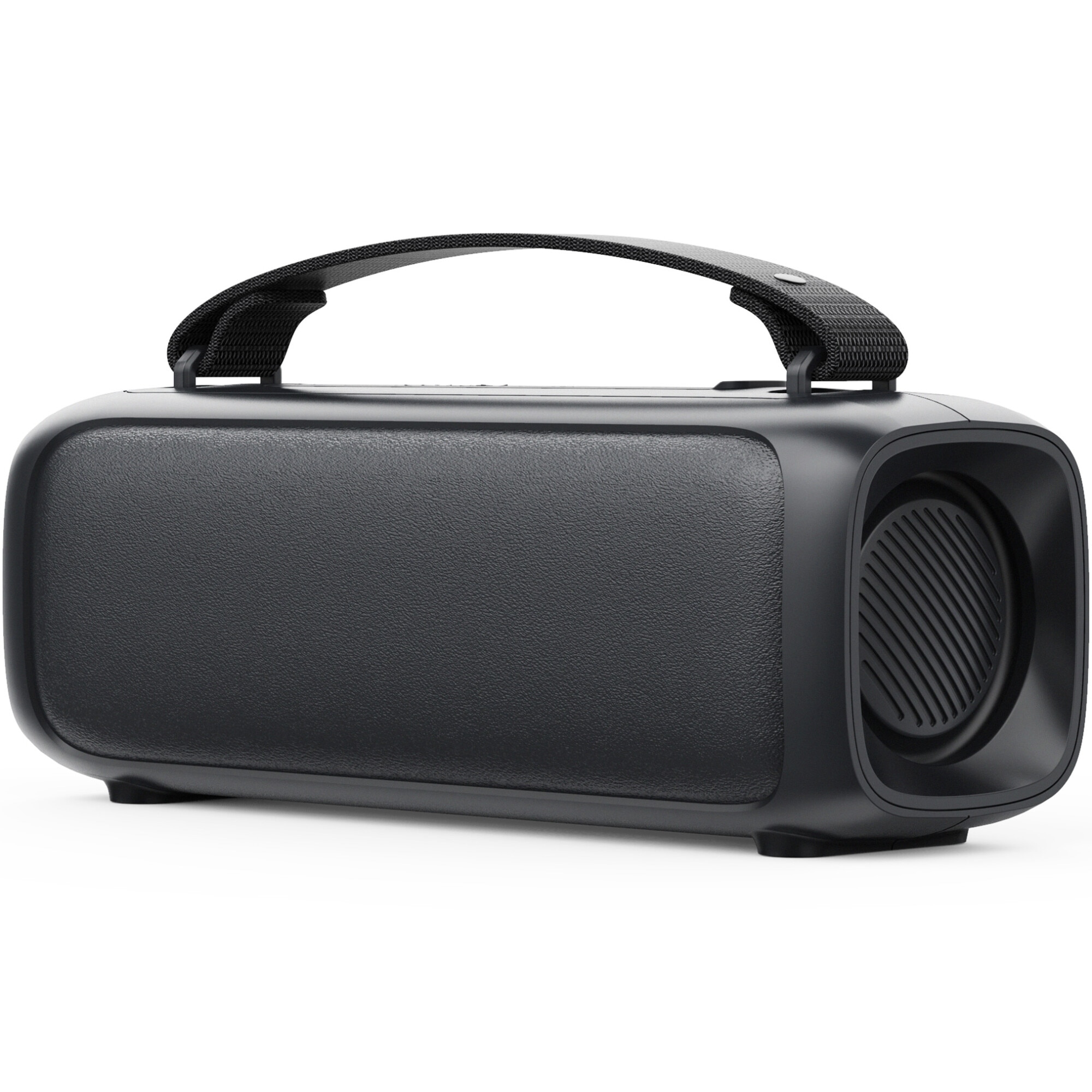 Akai ABTS-08-BK Hordozható hangszóró, W, RGB fények, FM rádió