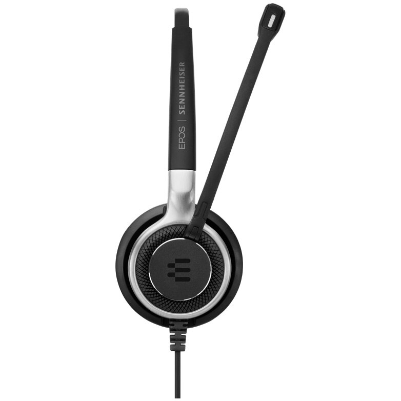 Sennheiser SC 665 USB Casque D'Appel Binaural - Filaire, Bandeau, Certification Microsoft Teams - Noir/Gris