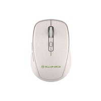 Mouse fara fir Tellur Green, 2.4Ghz, nano receiver, crem