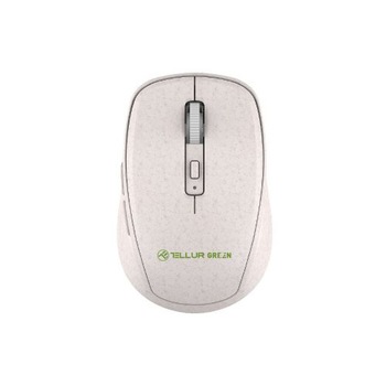 Mouse fara fir Tellur Green, 2.4Ghz, nano receiver, crem