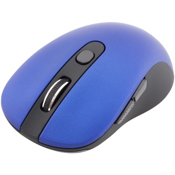 Mouse Wireless Sbox WM-911, 1600DPI, Senzor Optic 6D, Dongle Nano 2.4Ghz., 6 Butoane, 132 gr., Rubber Coating, Albstru