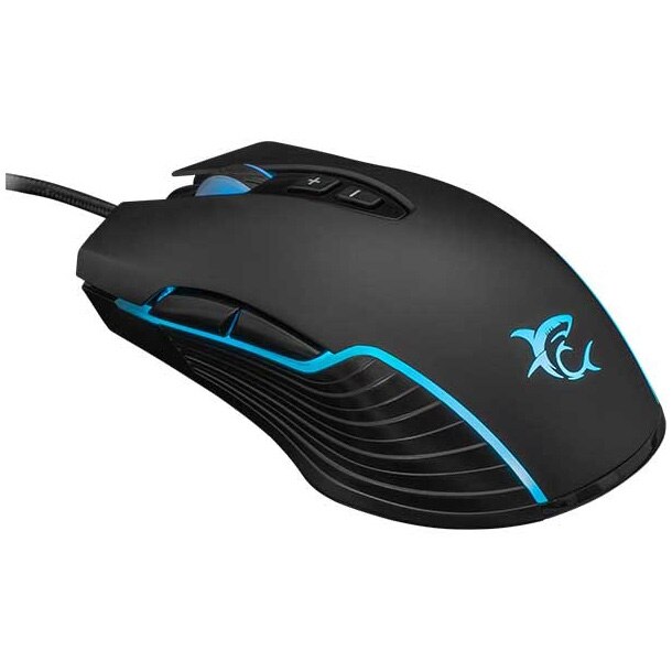 Sunplus Chipset Mouse Gaming cu fir White Shark AZARAH, 6.400 DPI, 1.000Hz, 66IPS, 22 ...