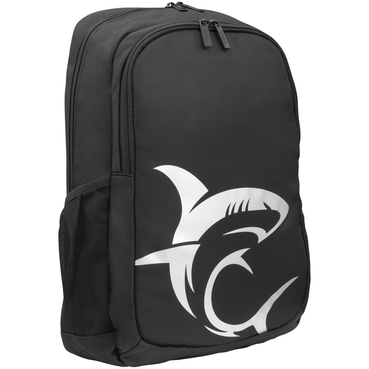Rucsac Laptop White Shark SCOUT, Compartiment Laptop max. 15,6", Buzunare laterale, Bretele Captusite, Rezistent la apa, Dimensiuni 43 x 31 x 10 cm, Negru Gri