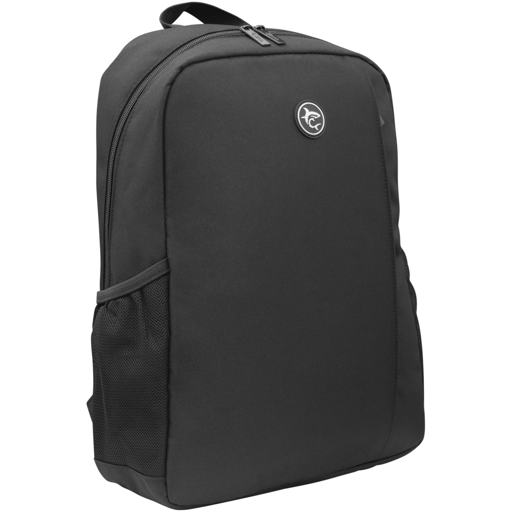 Rucsac Laptop White Shark RANGER, Compartiment Laptop max. 15,6", Buzunare laterale, Bretele Captusite, Rezistent la apa, Dimensiuni 43 x 31 x 10 cm, Negru