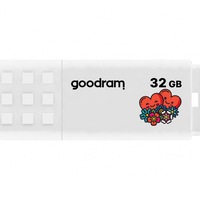 Memorie USB GOODRAM 32GB UME2 WHITE USB 2.0 - VALENTINE UME2-0320W0R11-V