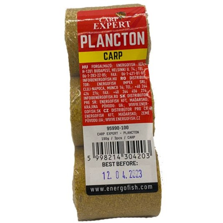 Momeala Plancton Capsuna Carp Expert, 3 tablete, 120g