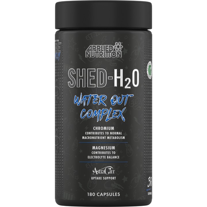 Shed H2O - Water Out Complex, Applied Nutrition, 180 caps