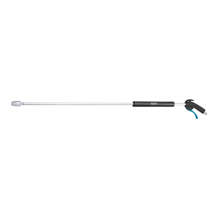 Pistol de suflat aer pneumatic Hazet, lungime 1075 mm, presiune de actionare 6.3 bar
