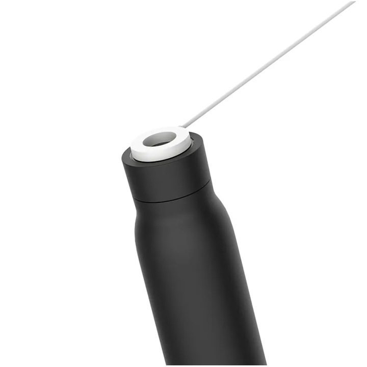 Termos SMART E T R I O cu aplicatie TUYA Smart, afisaj digital temperatura, Notificari baut apa, perete dublu, otel inoxidabil, 600 ml