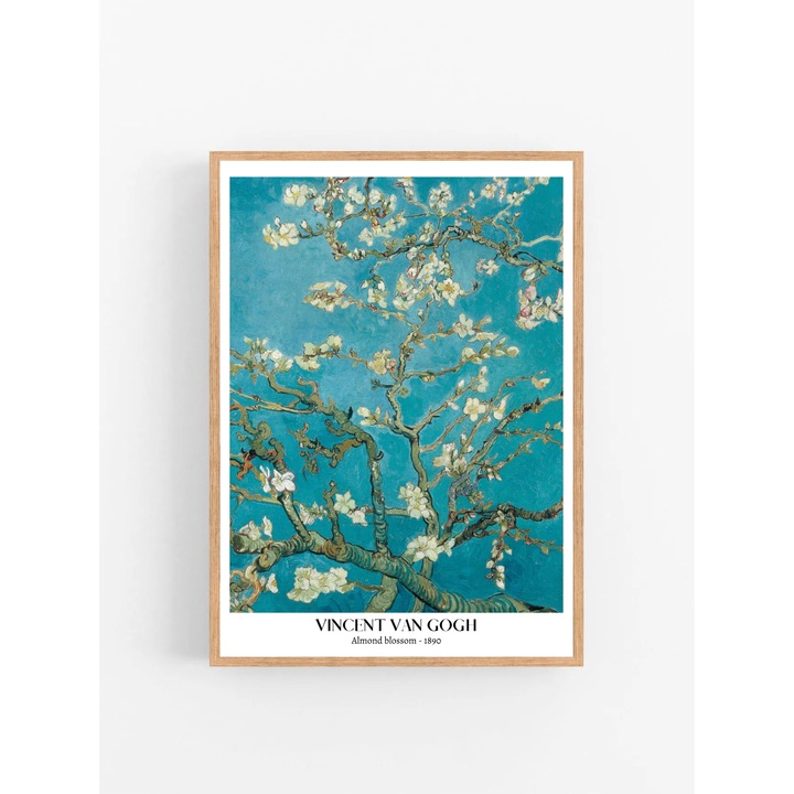 Tablou flori de Migdal, Almond Blossom Wall Art, 30 X 40 cm