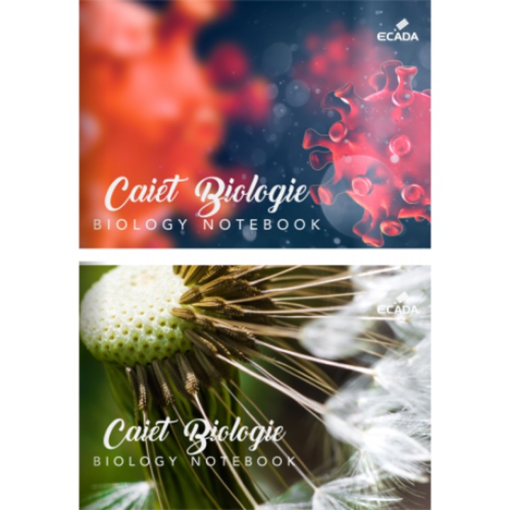 Caiet biologie A4,24 file, coperta policrom