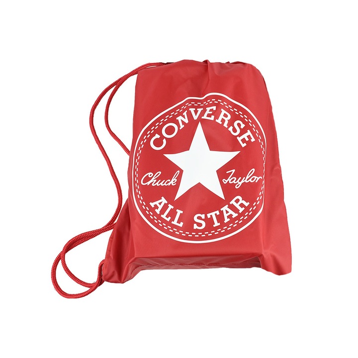 Rucsac tip sac, Converse Cinch Bag 3EA045C-600, Rosu