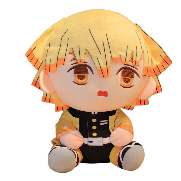 Jucarie de plus Demon Slayer - Zenitsu Agatsuma, 20 cm, Toyska®