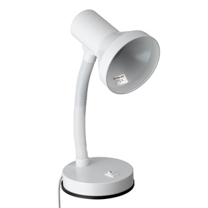 Lampa de birou metalica are un brat flexibil pentru a regla inaltimea si directia luminii unde doriti, buton Pornit Oprit si cablu de alimentare, ATS
