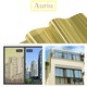 Folie Reflexiva GREATON cu Efect de Oglinda, Pentru Geamuri Interioare, Ferestre, Vizibilitate Redusa din Exterior, Protectie UV, 45x300 cm, Auriu/Argintiu