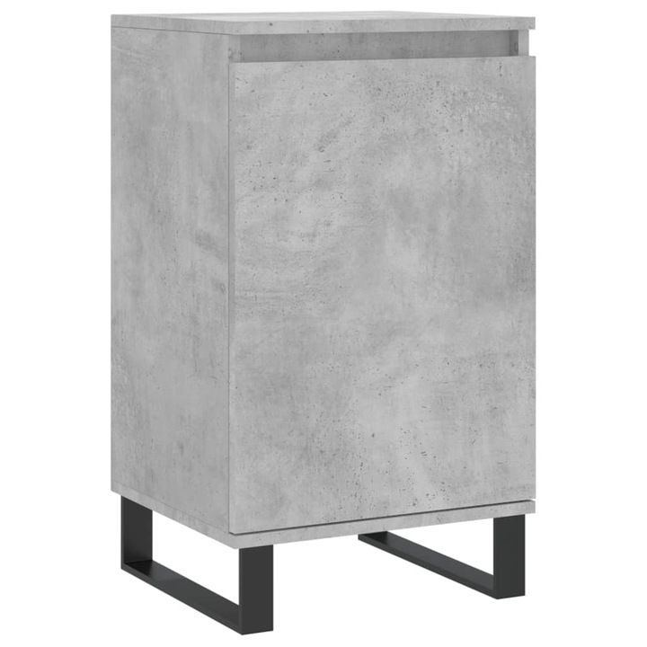 Dulap vidaXL, gri beton, 40x35x70 cm, lemn prelucrat, 12.5 kg