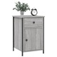 VidaXL 2 db szürke sonoma színű szerelt fa éjjeliszekrény 40x42x60 cm 825910