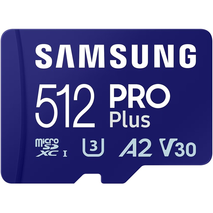 Samsung PRO Plus MicroSD Memóriakártya, 512 GB
