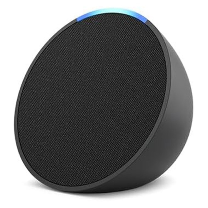 Смарт тонколона Amazon Echo Pop, Гласов контрол Alexa, W-Fi, Bluetooth, Черен