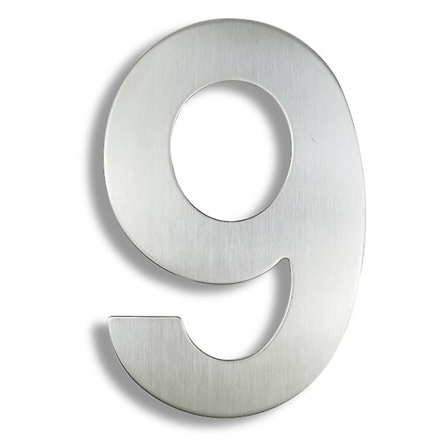 Numarul de casa, Inox, Cu inaltimea de 5 cm, Argintiu - eMAG.ro