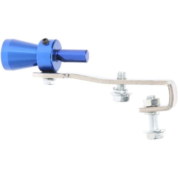 Autósíp a dobhoz, kipufogócsőre szerelhető, kék