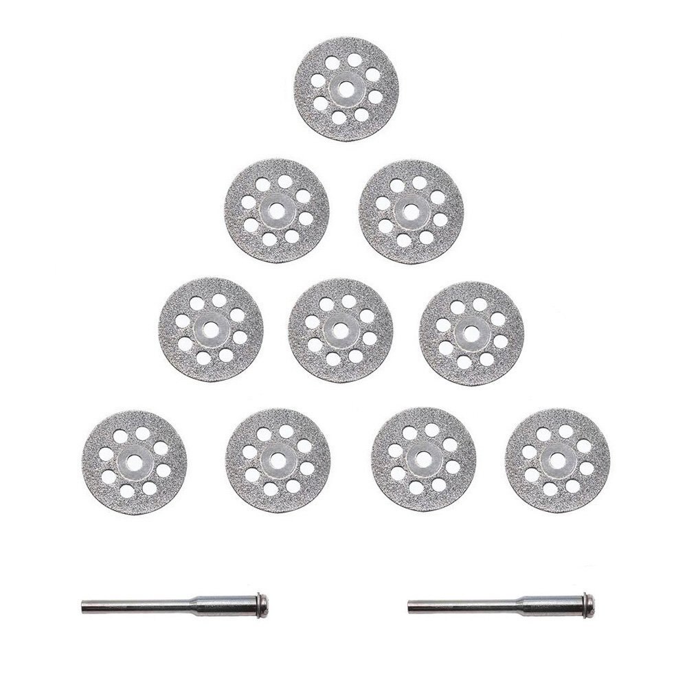 Set 10 discuri diamantate, Mmgoqqt, Otel, 22 mm, Argintiu - eMAG.ro