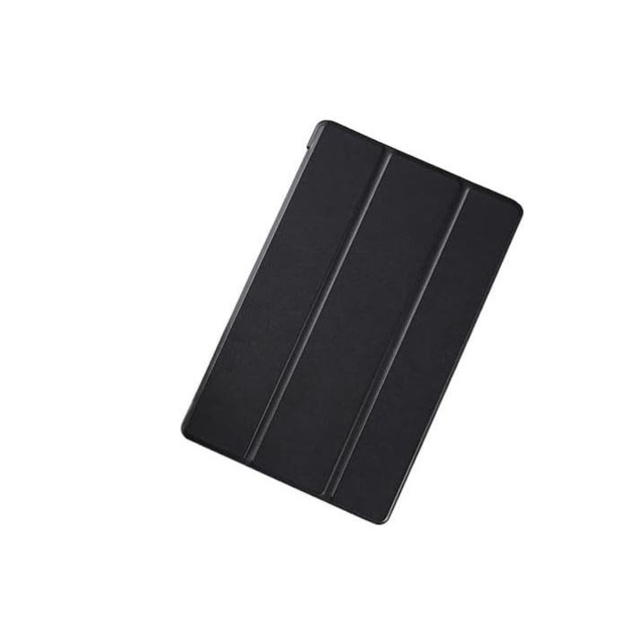 Husa de protectie compatibila cu Samsung Galaxy Tab S6 Lite 10.4" 2020/2022, Smart book cover, functie stand, culoare negru