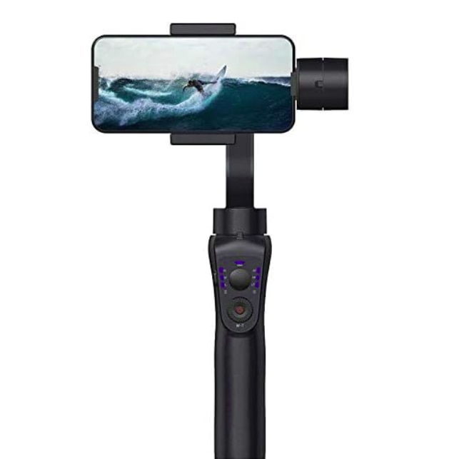 Stabilizator de imagine gimbal pe 3 axe, compatibil cu GoPro si