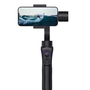 Stabilizator de imagine gimbal pe 3 axe, compatibil cu GoPro si smartphone-uri de 6", auto face tracking, 4000mAh, ajustabil
