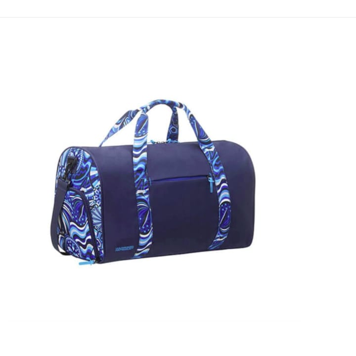 Пътна чанта American Tourister, модел Summer Blue, вместимост 25л, син цвят