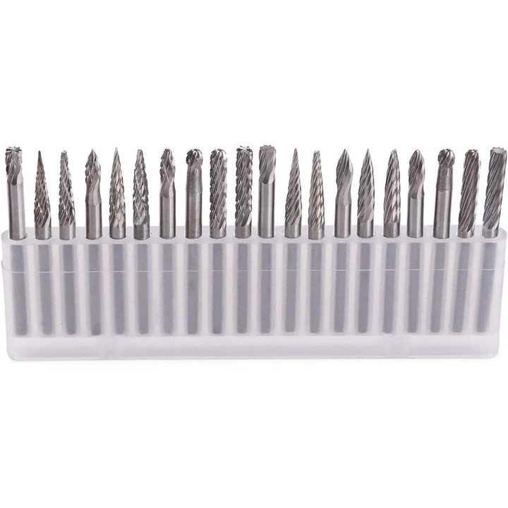 Комплект за фрезоване, QttvbTna, 20 части, Волфрам, 3мм