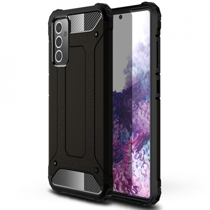 Samsung Galaxy A82 5G Techsuit Hybrid Armor tok - fekete