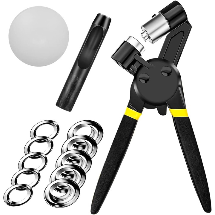 Szemekkel ellátott fogó ponyvához QttvbTna 500 db. Hálók (10 mm) a vászonponyva sátor javításához