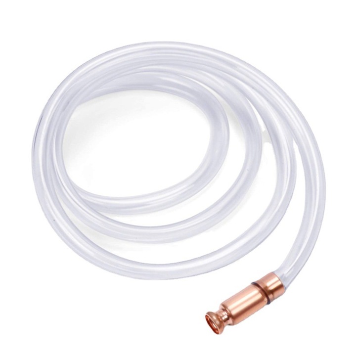Furtun pentru transfer combustibil cu conector din cupru, Sunmostar, 2m, Transparent