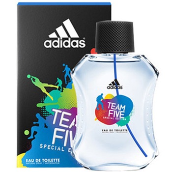 Apa de Toaleta Adidas Team Five, Barbati, 100ml Apa de Toaleta Adidas Team Five, Barbati, 100ml