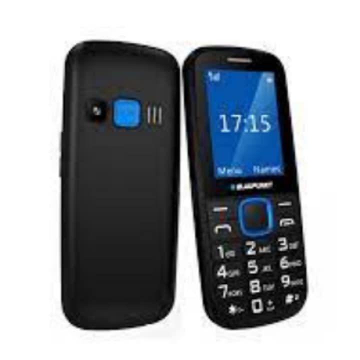 Blaupunkt BS04i Single Sim Kék Kártyafüggetlen senior mobiltelefon, Dobozában, Gyári tartozékaival, 27% áfával