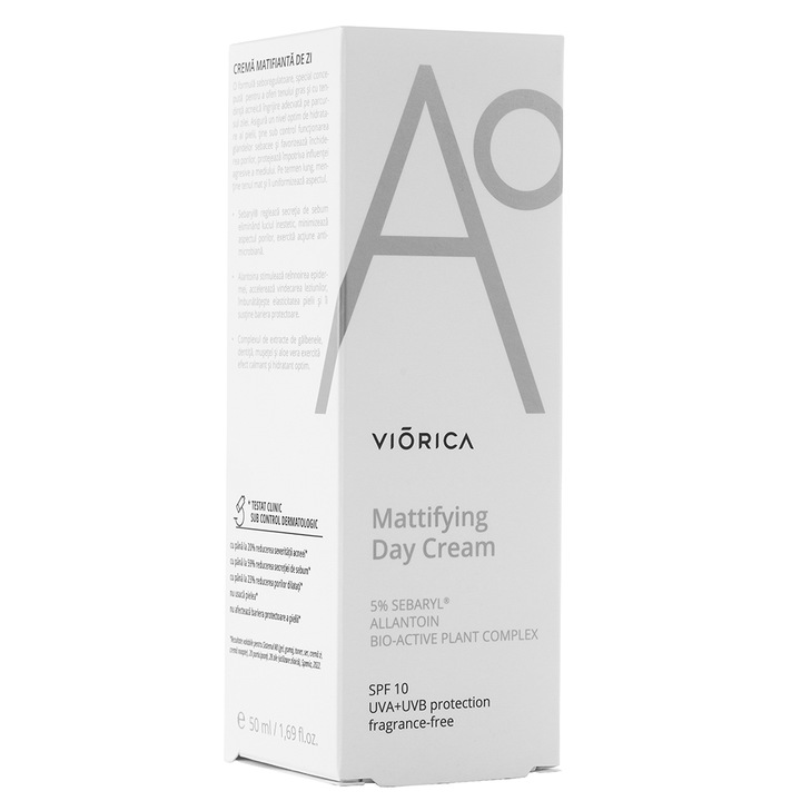 Crema matifianta de zi, Viorica, 50 ml
