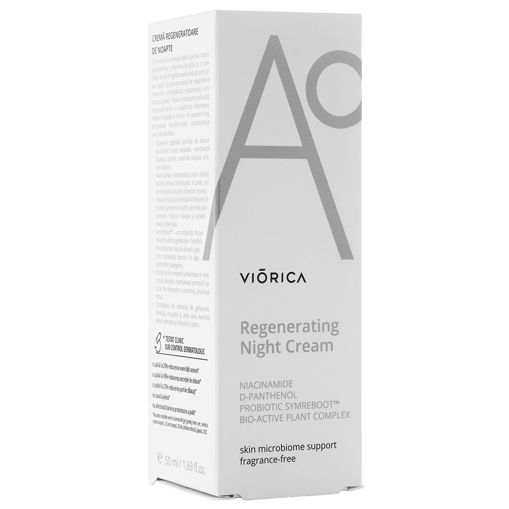 Crema regeneratoare de noapte, Viorica, 50 ml