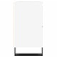 Dulap baie, Zakito Europe, Lemn/Fier, 80x33x60cm, Alb